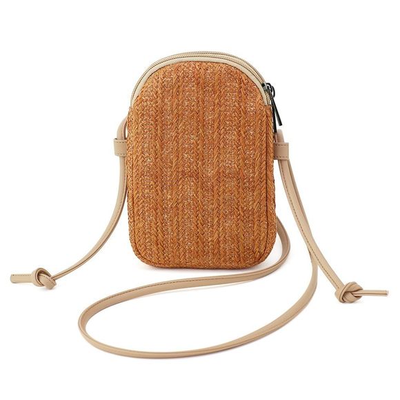 Crossbody Bag & Girls Small Woven Straw Beach Bag Vacation <3 - Picture 1 of 9